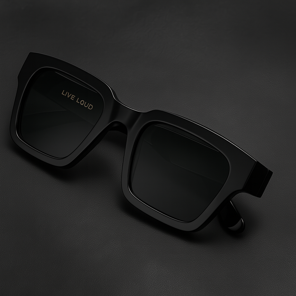 Zonnebril Midnight Black Unisex